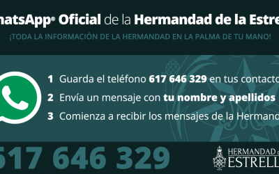 La Hermandad de la Estrella estrena servicio de WhatsApp