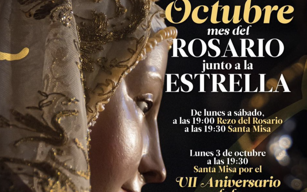 Octubre 2022, mes del Rosario Junto a la Estrella