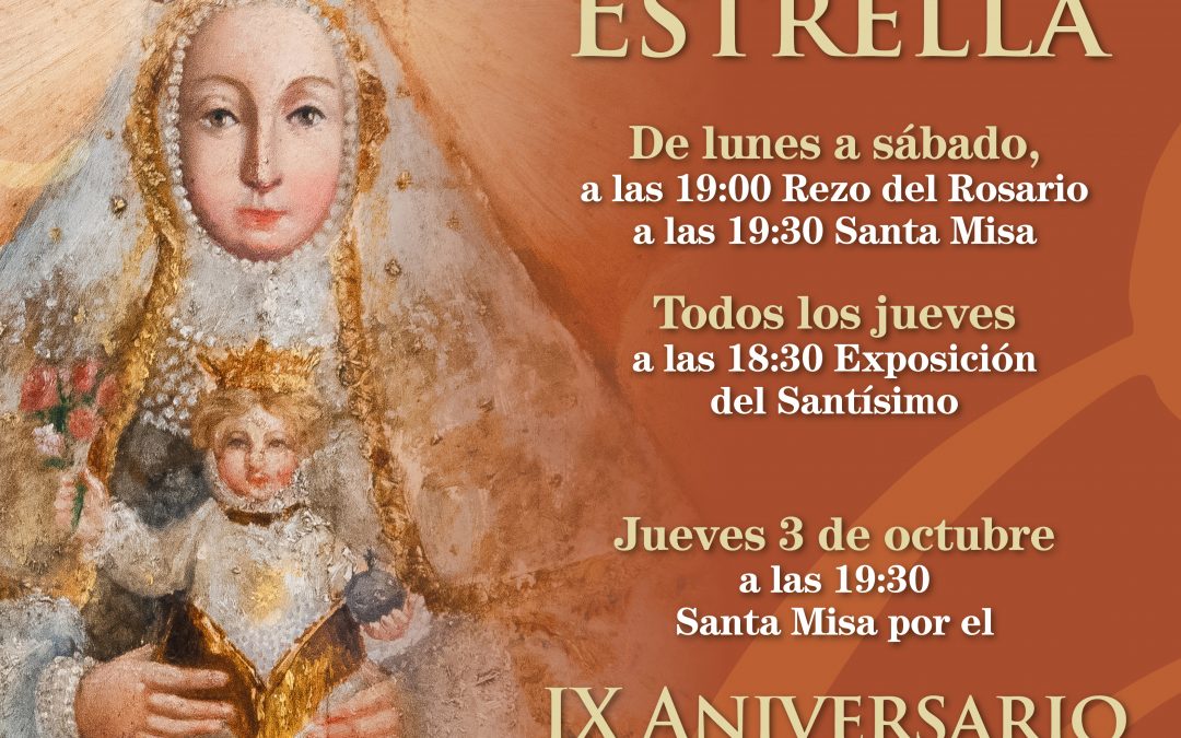 Octubre, mes del Rosario junto a la Estrella